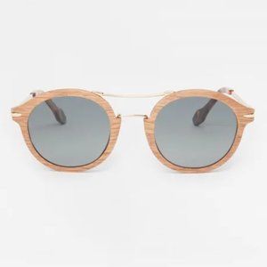 J. McLaughlin Lincoln Wood Polarized Sunglasses